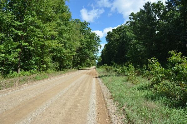 Road to crisp point lighthouse