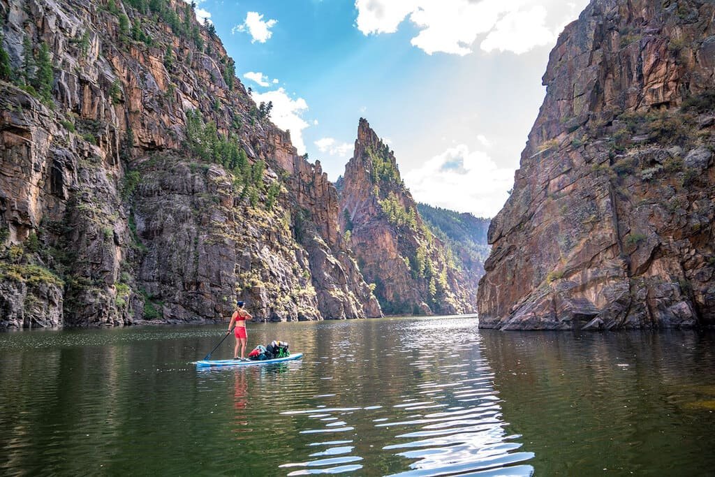 Paddling in Curecanti National Recreation Area : National Park in Colorado