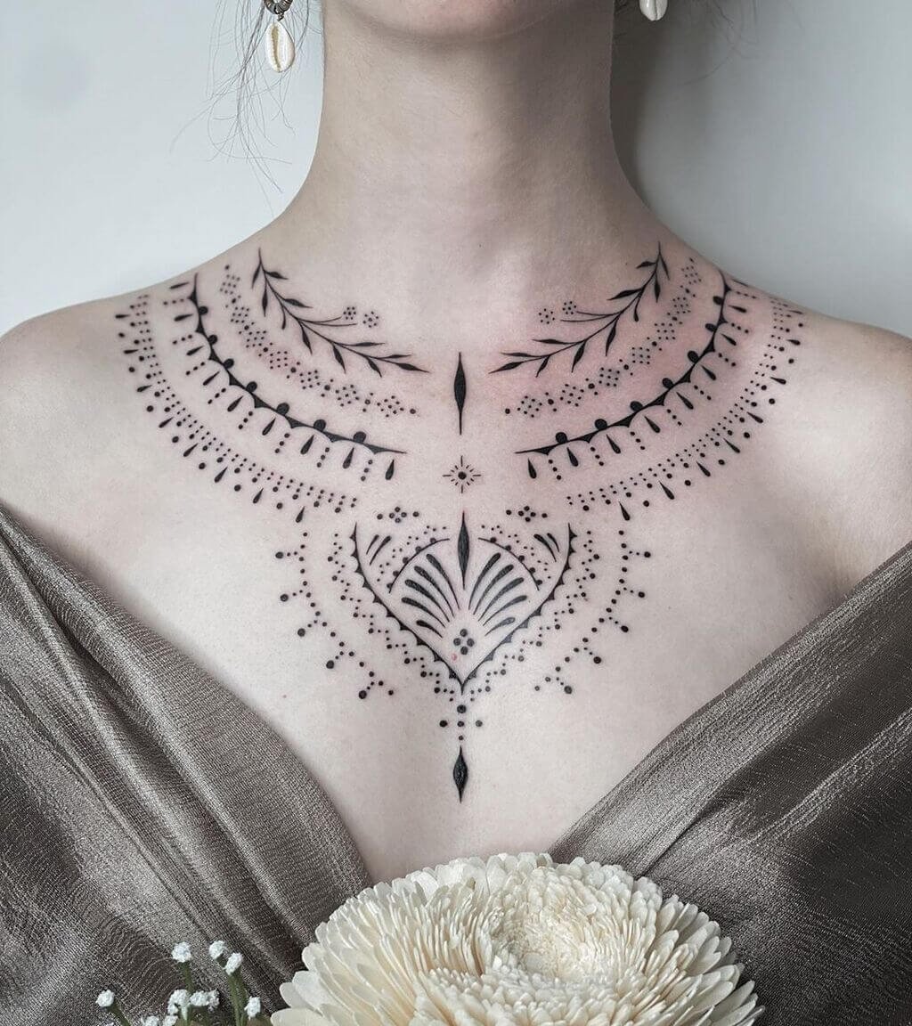 breast tattoo designs