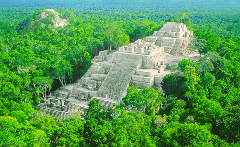 Calakmul's Great Pyramid in Mexico