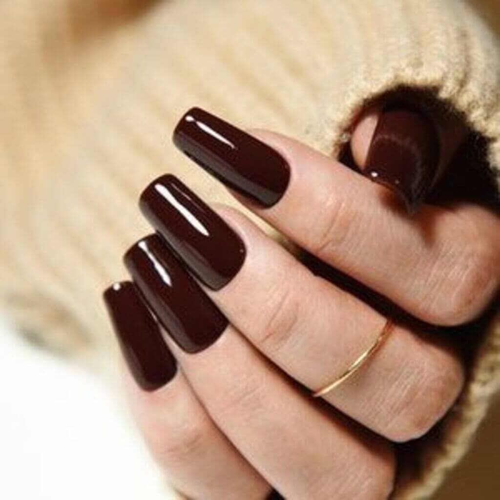 Cinnamon Brown Shades of Brown Nails