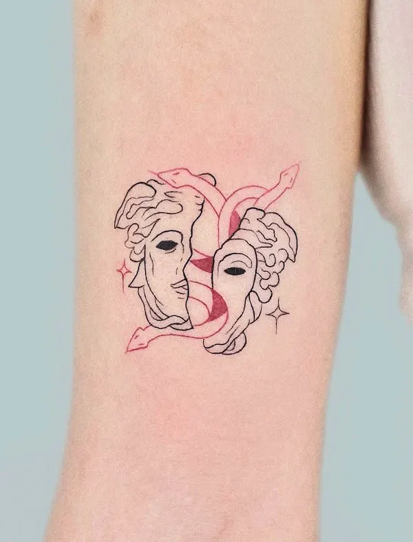 small medusa tattoo