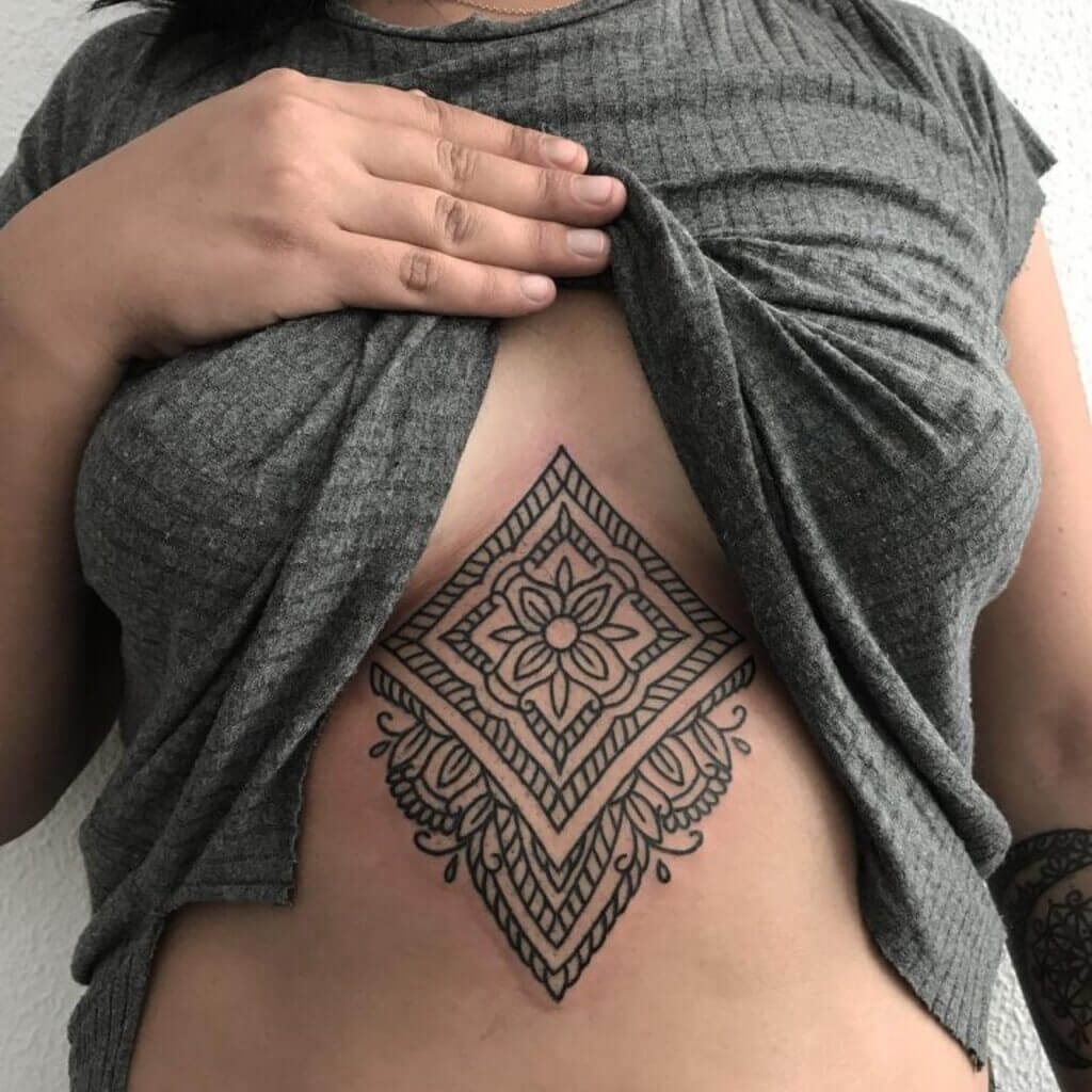 tattoo under breast