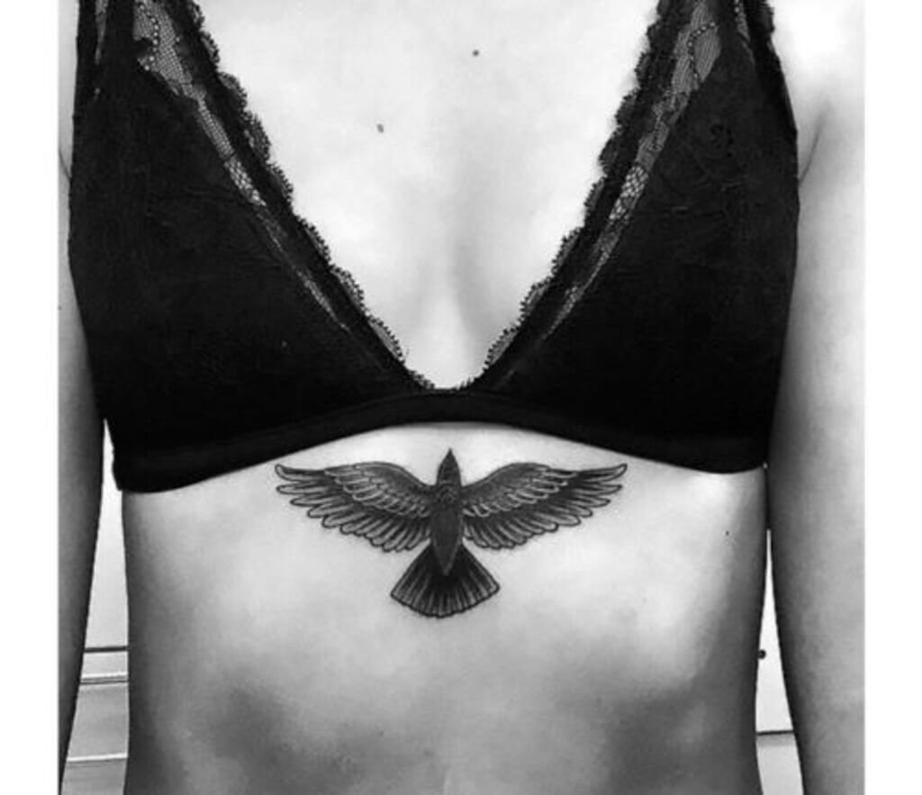 under boob tattoos