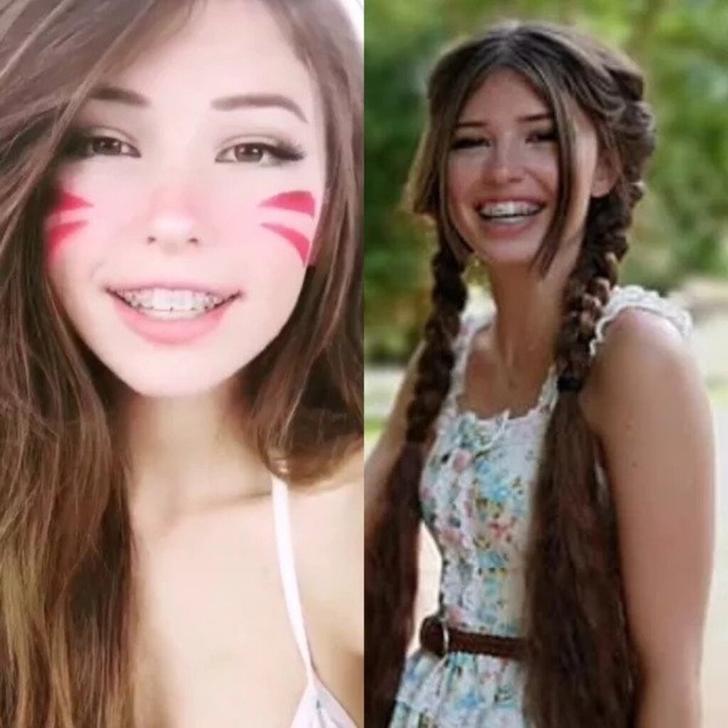 belle delphine without makeup