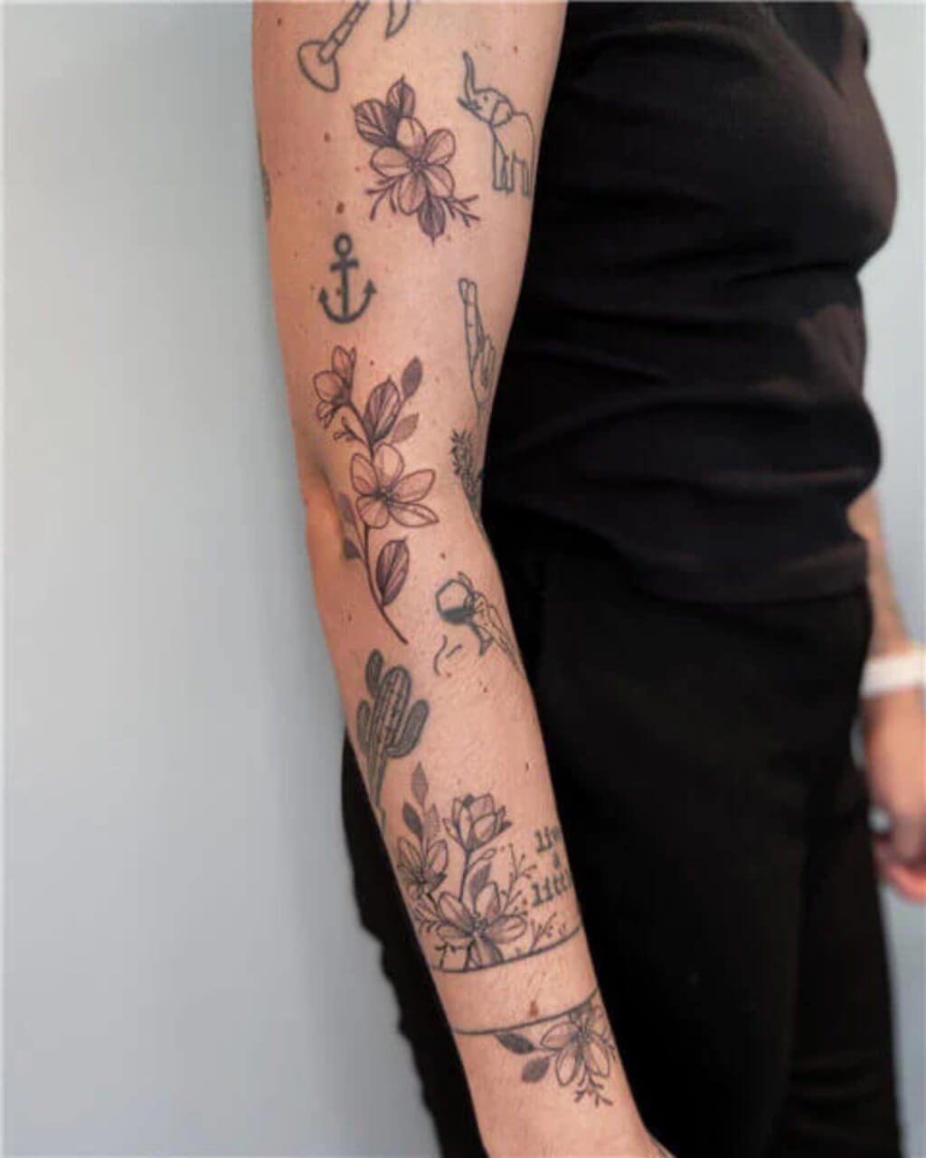 Patchwork Sleeve Tattoo