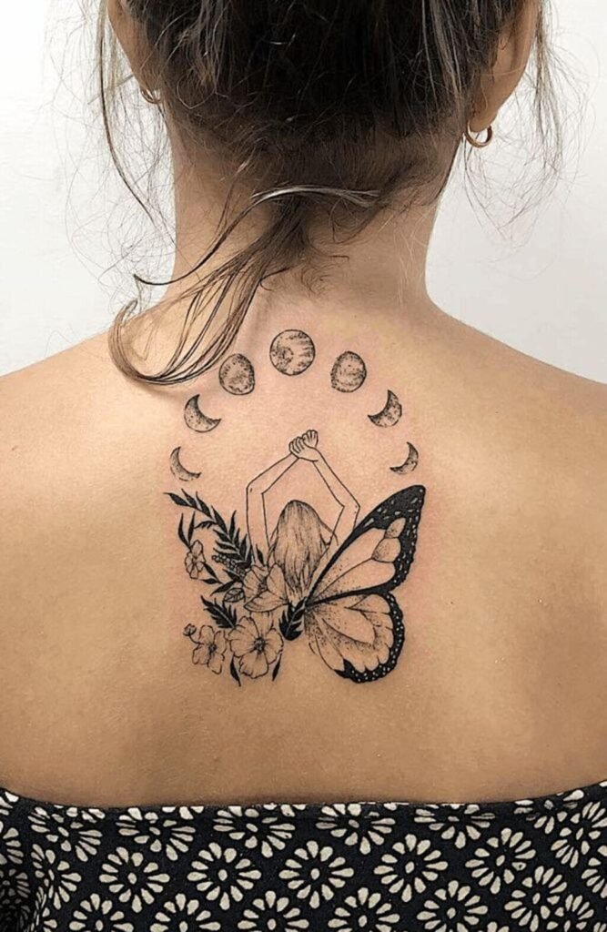 Fairy Back Tattoos for Women
