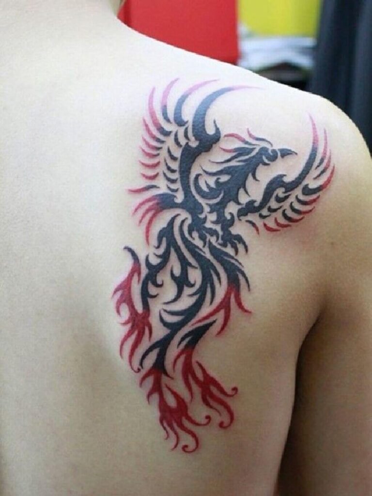 Phoenix Tattoo on shoulder