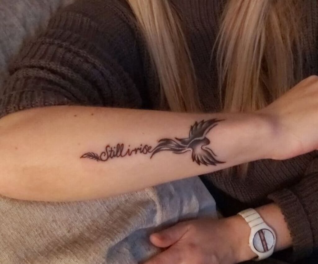 Phoenix tattoo on Wrist