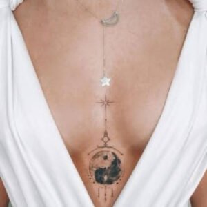 side under breast tattoo