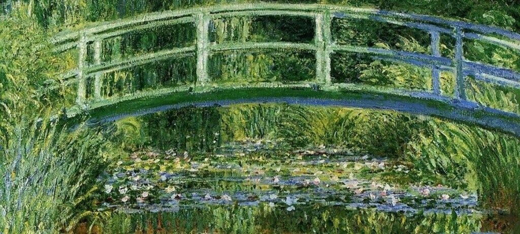 Monet's Water Lilies in the Pond