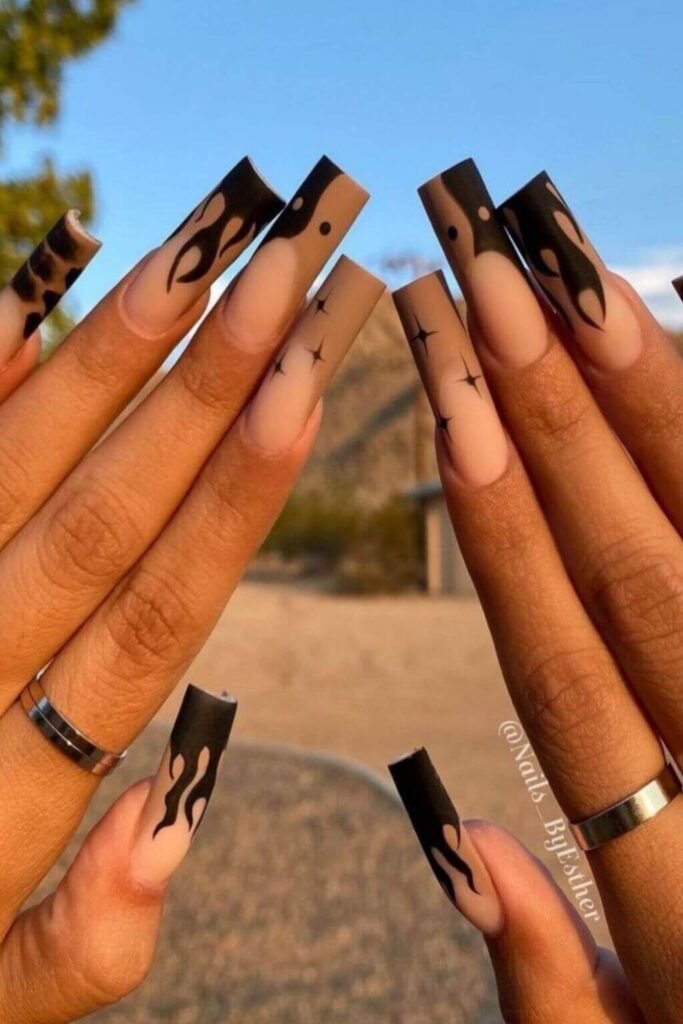 Different Shades of Brown Nails Collection