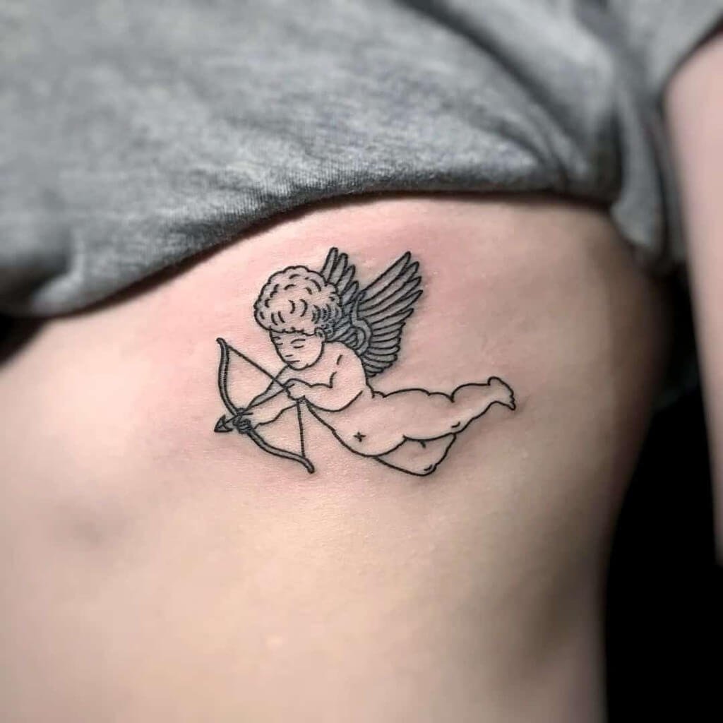 Angel Wings Baby Tattoo