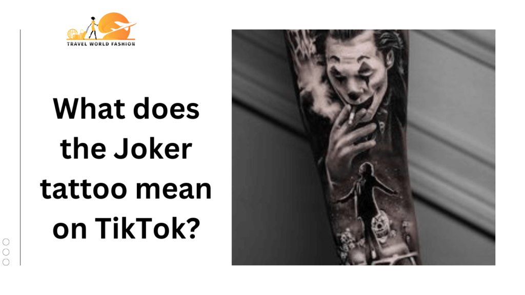 What does the Joker tattoo mean on TikTok