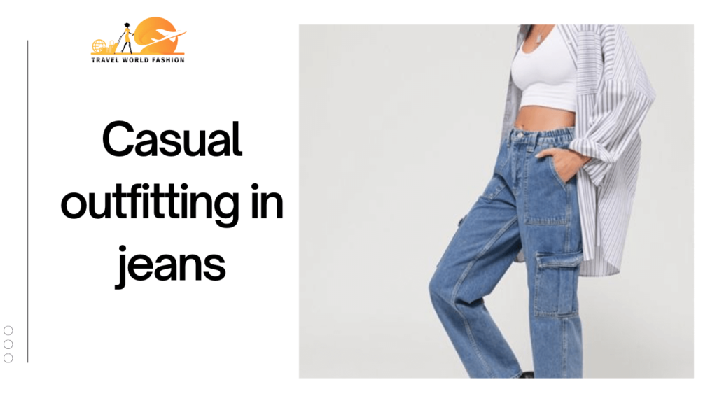Casual outfitting in jeans