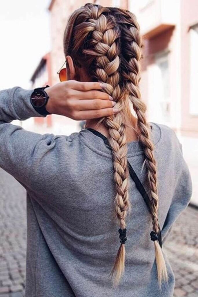 Classy Long Braids Hairstyle