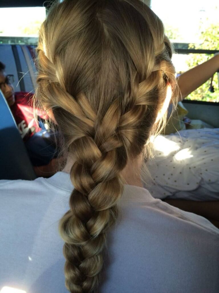 Combined Into One: Two Braid Hairstyle