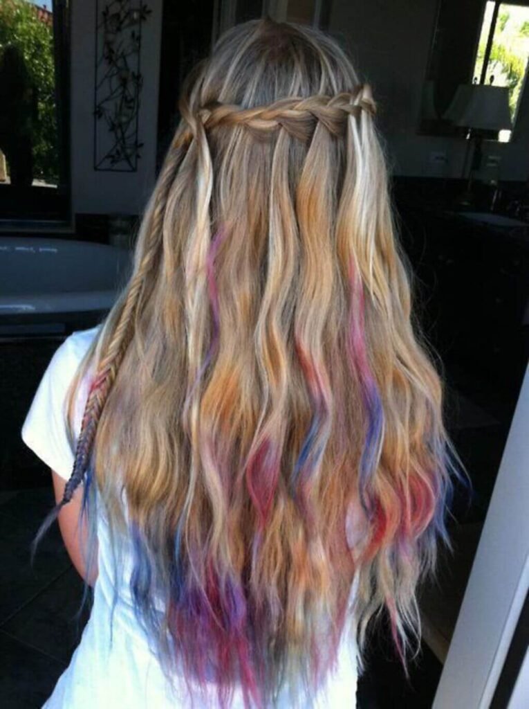 Dip Dyed Ends 